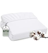 Double fitted sheet only with cotton percale fitted sheet for snug fitted bed sheets look