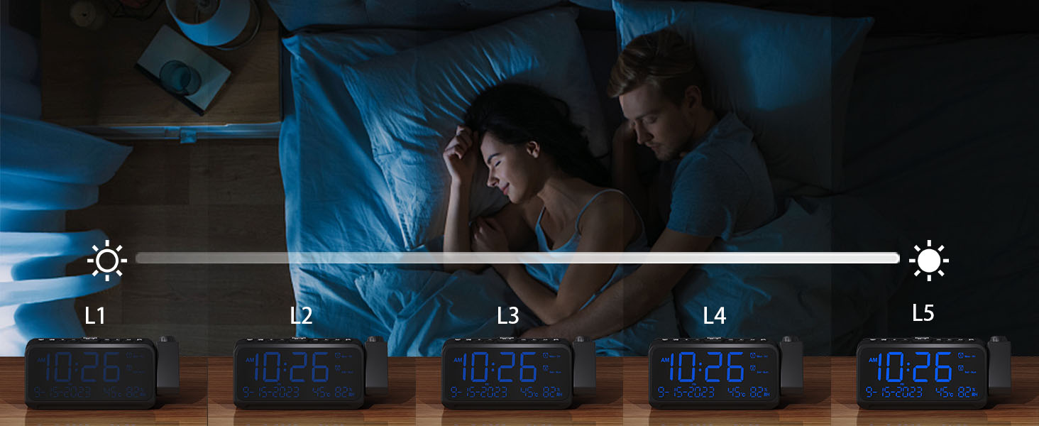 reloj despertador digital para dormitorio reloj digital para cuarto