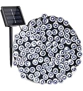 Toodour Solar String Lights, 72ft 200 LED 8 Modes Outdoor String Lights, Waterproof Solar Fairy L...