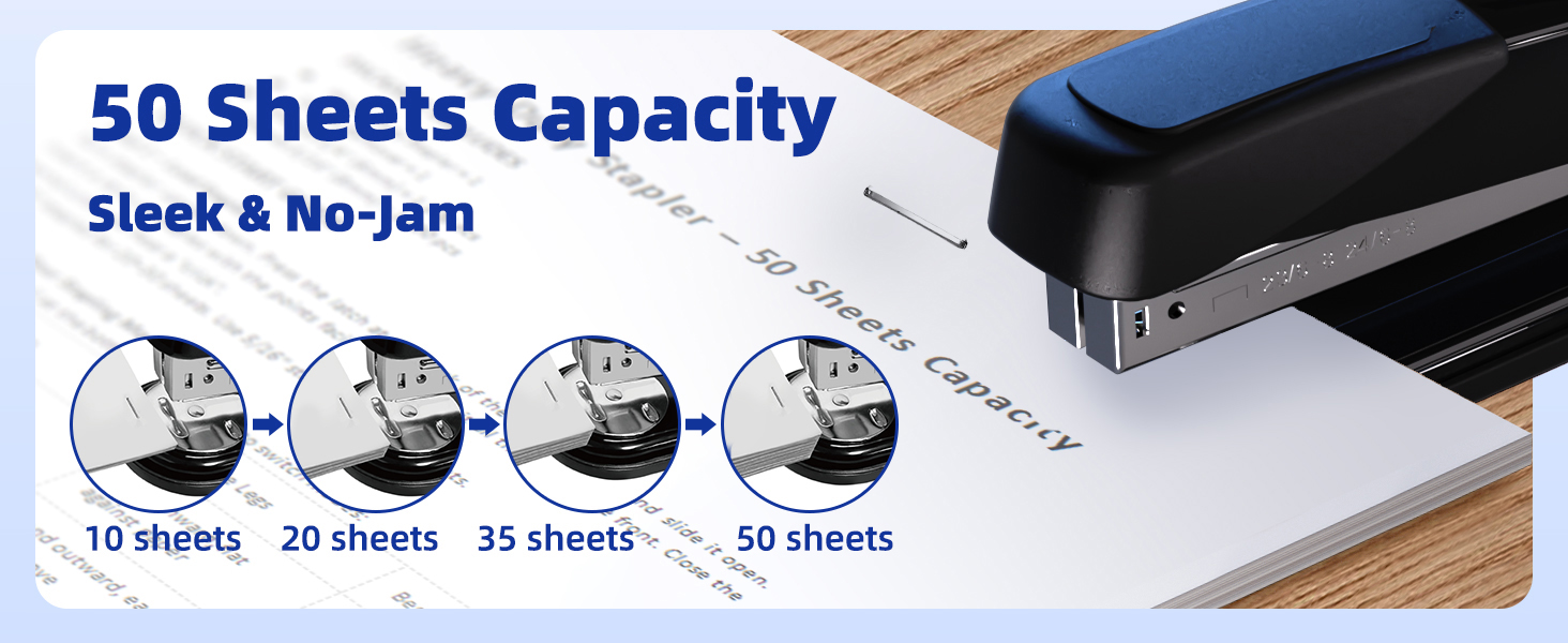 Metal Stapler Heavy Duty - 50 Sheet Capacity