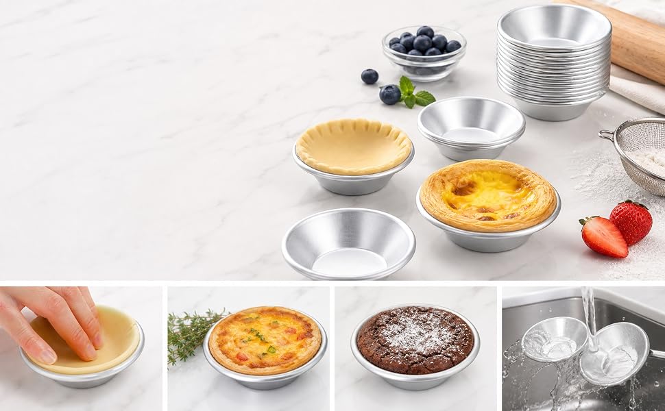 Nonstick Egg Tart Molds