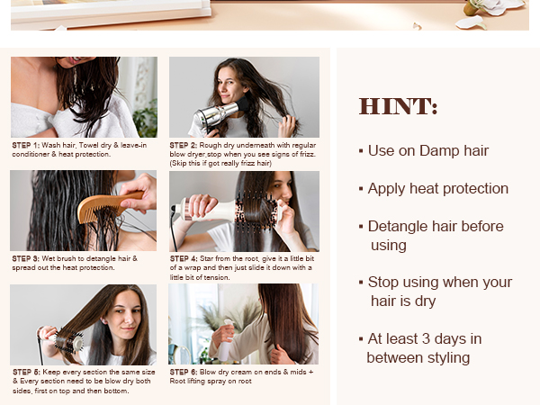 air brush hair styler travel