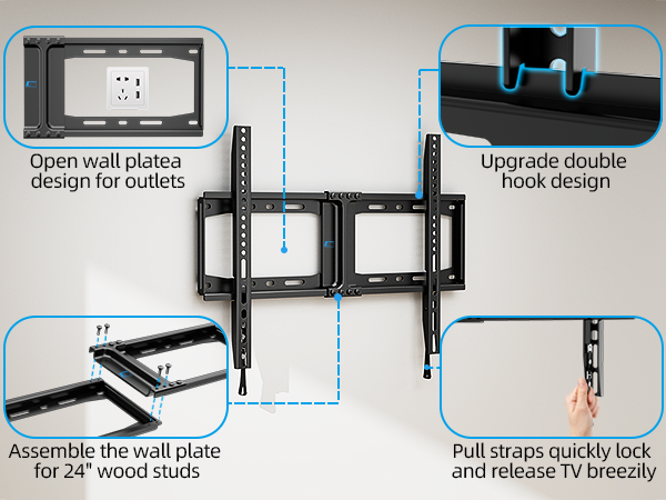 tv wall mount 55 inch+