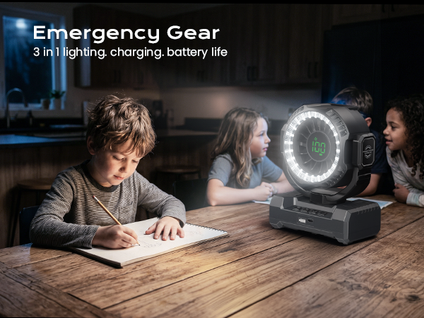 battery fan camping