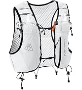 Haimont Running Hydration Vest with Water Bottles for Men Women, Lightweight 10L Hydrated Vest Pa...
