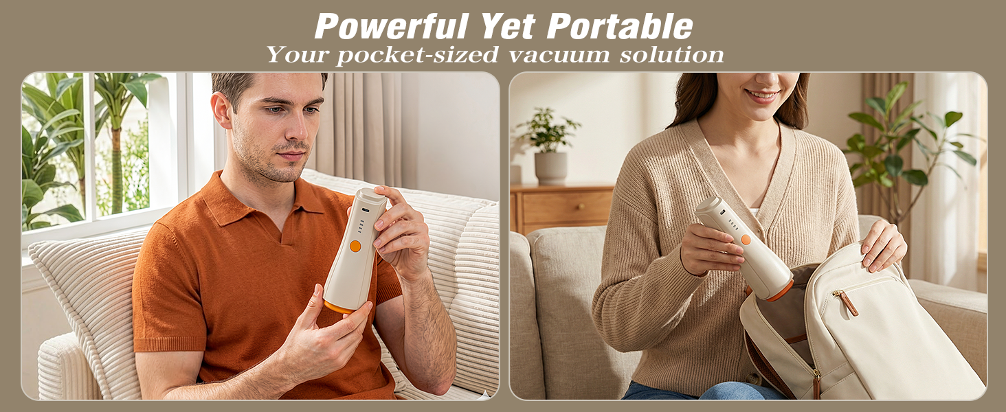 cordless travel vacuum bag set
