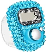 Zenarao Handheld Finger Click Counter, Digital Tally with LCD Display and Reset Function, Golf St...