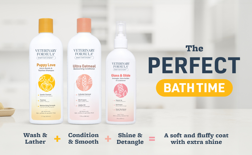 A+ Bathtime Banner Puppy Love Shampoo
