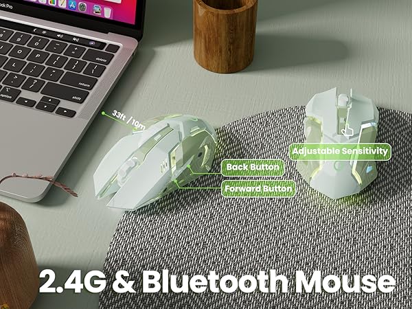 light up keyboard and mouse wireless