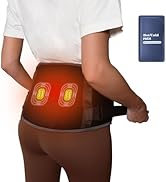 Mynt Cordless Heating Pad for Back with Hot and Cold Pack, 66" Heated Waist Belt Lower Back Massa...