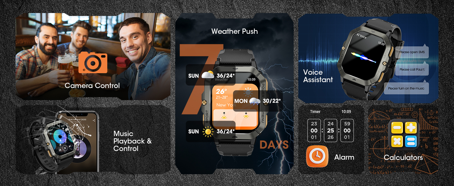 tough smart watches for men