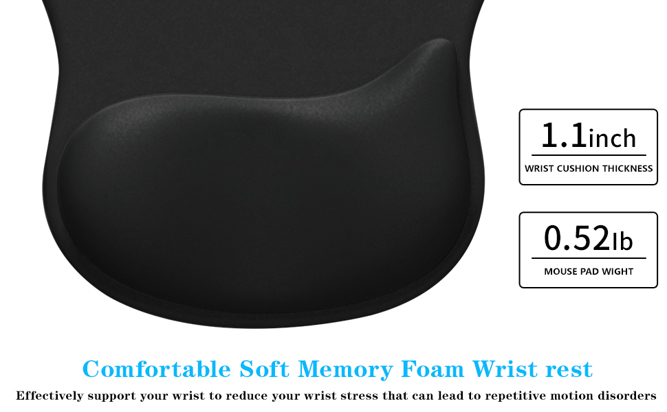Mouse Pad with Wrist Rest