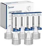Berrcom 100-Pack Disposable Ear Thermometer Probe Covers, BPA-Free Lens Filters & Refill Caps Com...