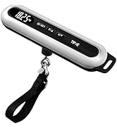 TIPRE Travel Luggage Scale 110lb Digital Suitcase Scale Portable Weight Scale Handheld Baggage Sc...
