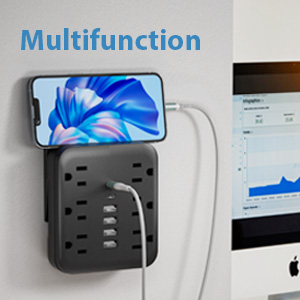Multi Outlet Wall Plug