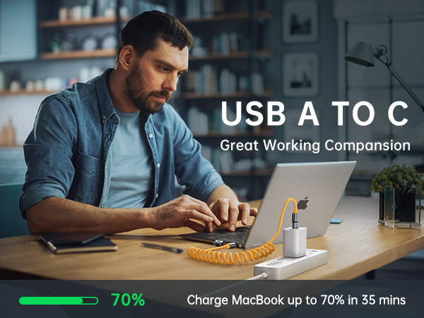 coiled usb a to c cable