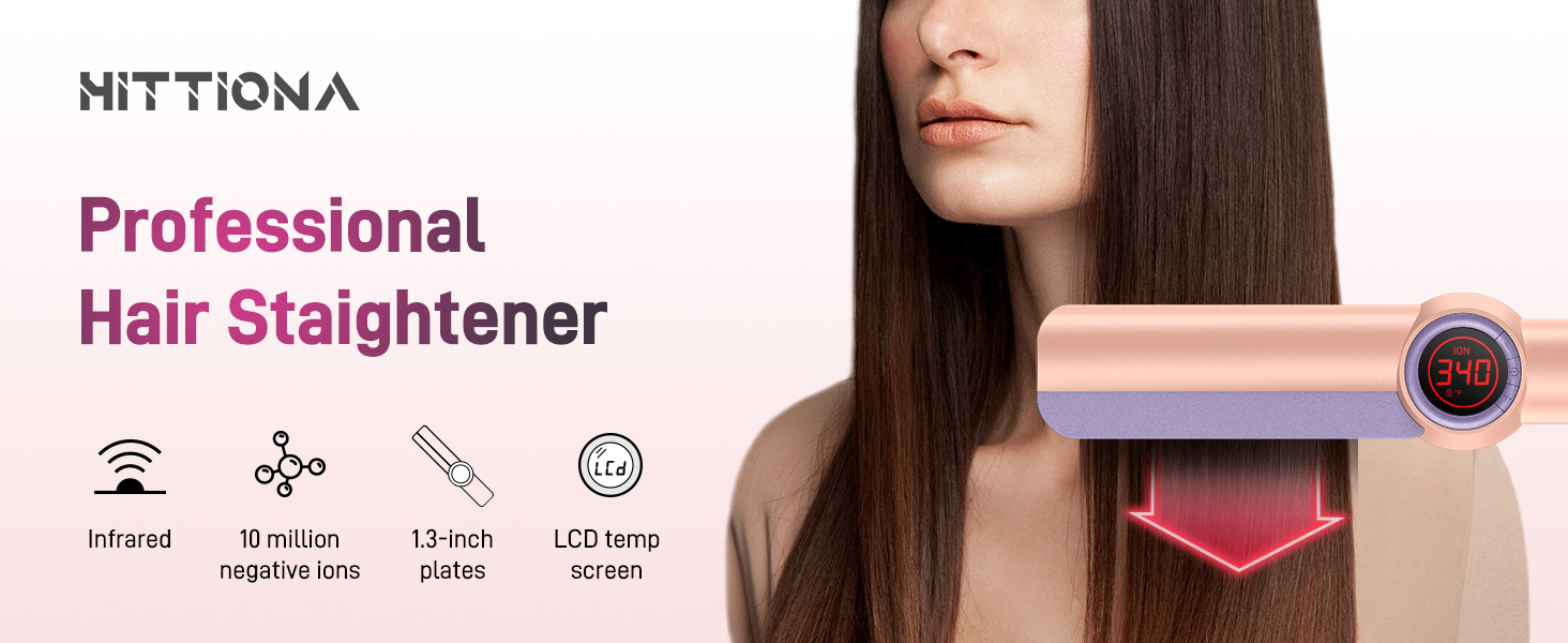ceramic flat iron hair straightener