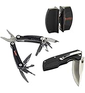 Smith's 51230 3 Piece Folding Knife Combo Kit - Folding Pocket Knife, Multi-Tool Pliers, 2-Stage ...