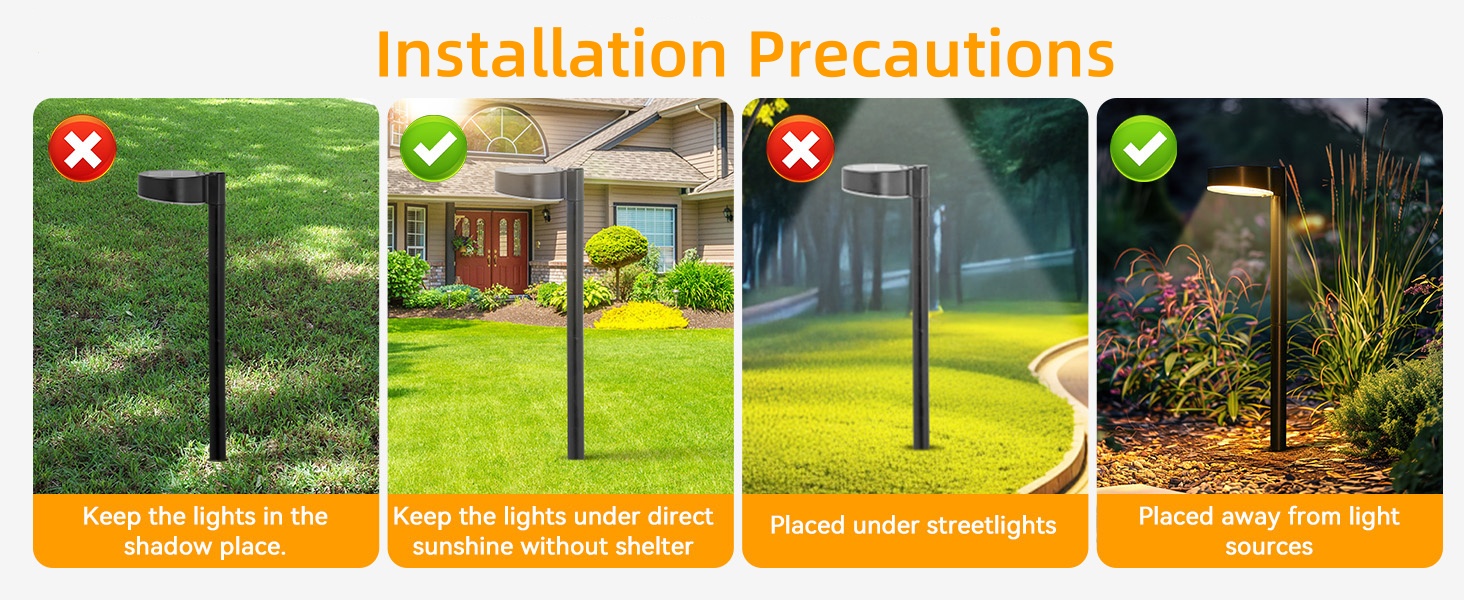 solar pathway light outdoor