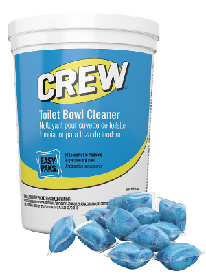 CREW Toilet Bowl Cleaner Easy Paks, 90-Count