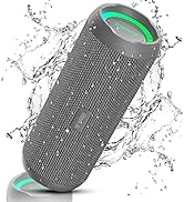 RIENOK Portable Bluetooth Speaker 30W Dual Pairing True Wireless Stereo HD Sound IPX7 Waterproof ...