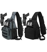 ATBP Small Tactical Holster Sling Backpack Accessories Shoulder Pouch Water Bottle &amp; Radio Holder...