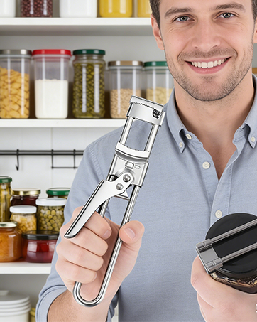 2026 New Adjustable Stainless Steel Jar Opener