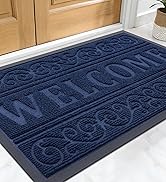 OLANLY Welcome Door Mat Indoor Outdoor Entrance, Heavy Duty Sturdy Front Door Mat, Waterproof All...