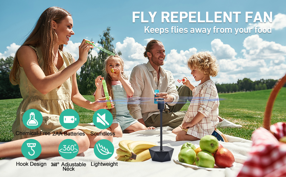 fly fans for tables