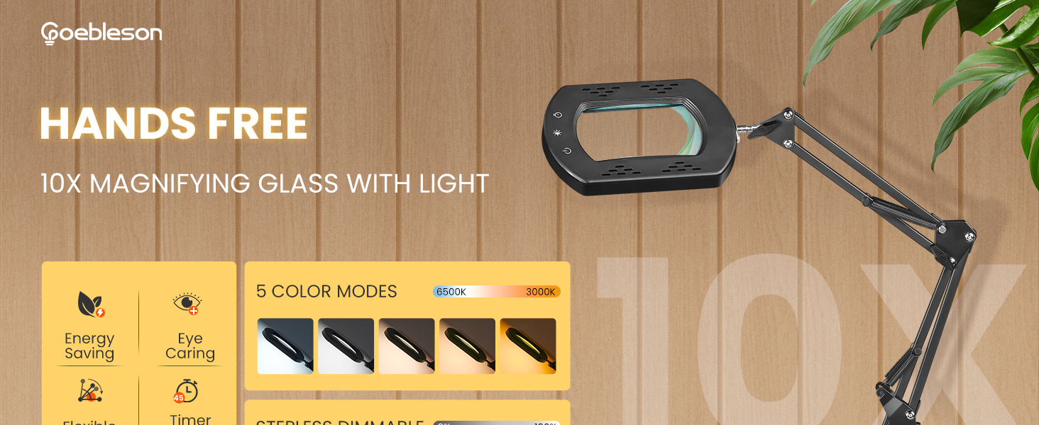 Magnifying Glass with Light