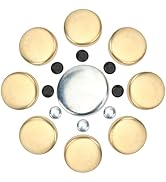 Espusta Freeze Plug Kit Brass Freeze Frost Plug Parts MPE-100BR Compatible with Chevy Small Block...