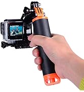 Suptig Trigger Waterproof Pistol Shutter Trigger Kit Floating Hand Grip for GoPro Hero 8 Hero 7 H...