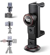 Lamicall Aluminum Phone Tripod Mount with 3 Cold Shoes &amp; Arca Port &amp; 1/4" Thread, [Wider Clamp] C...