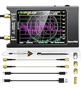 AURSINC Upgrated NanoVNA-H4 Vector Network Analyzer, Lastest V4.4 9KHz-1.5GHz HF VHF UHF 4" Touch...