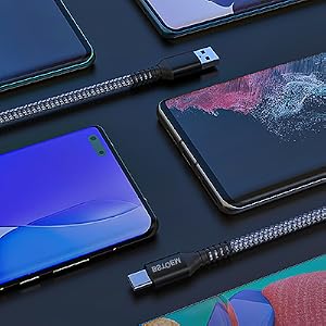 for Samsung Galaxy S10/S9/S8/s7/ Note/9/8/Kindle Fire Phone USB A to USBC