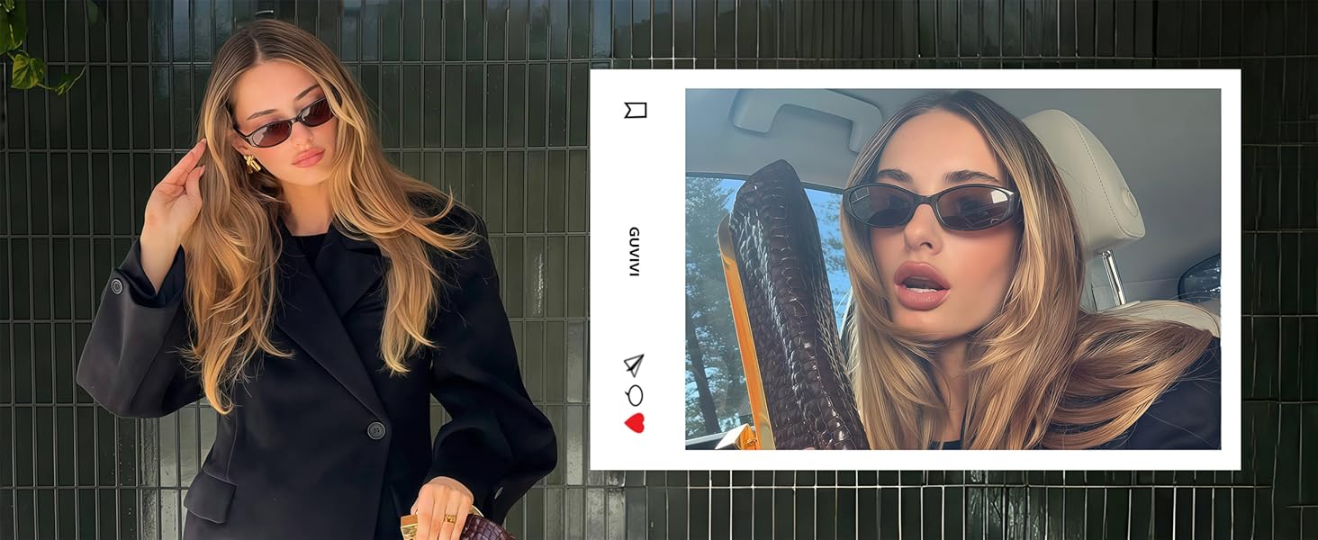 small oval sunglasses