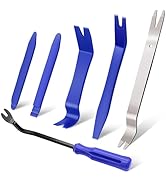 Etre Jeune 5 PCS Nylon Auto Trim Removal Tool Kit 1 Pc Metal Pry Tool, Door Panel Removal Tool Fa...