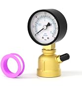 BOGERDACK 0-30PSI Air Test Pressure gauges, 2" Double Graduated Dial, 3/4" FNPT Forged Brass Bell...