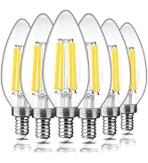ALAMPEVER E12 LED Bulb 100 Watt Equivalent, 800LM Super Bright Dimmable LED Light Bulb, B11 5000K...
