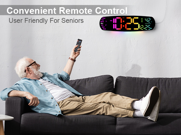 wall mount digital clock