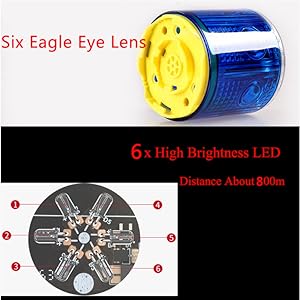 solar strobe lights outdoor