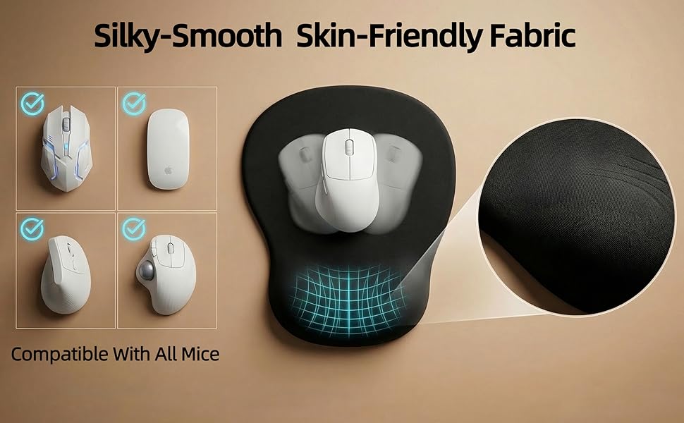 Wrist Support Mousepad