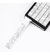 GEKUCAP Wooting 60he Keyboard Straps, White Topographic Themed Custom ATK68 White Straps for Mech...