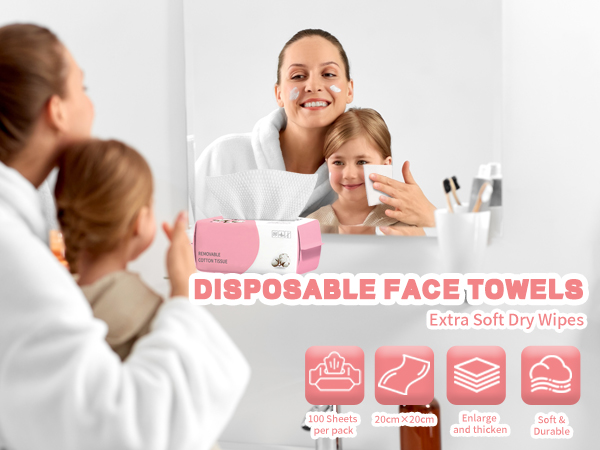 disposable face towels