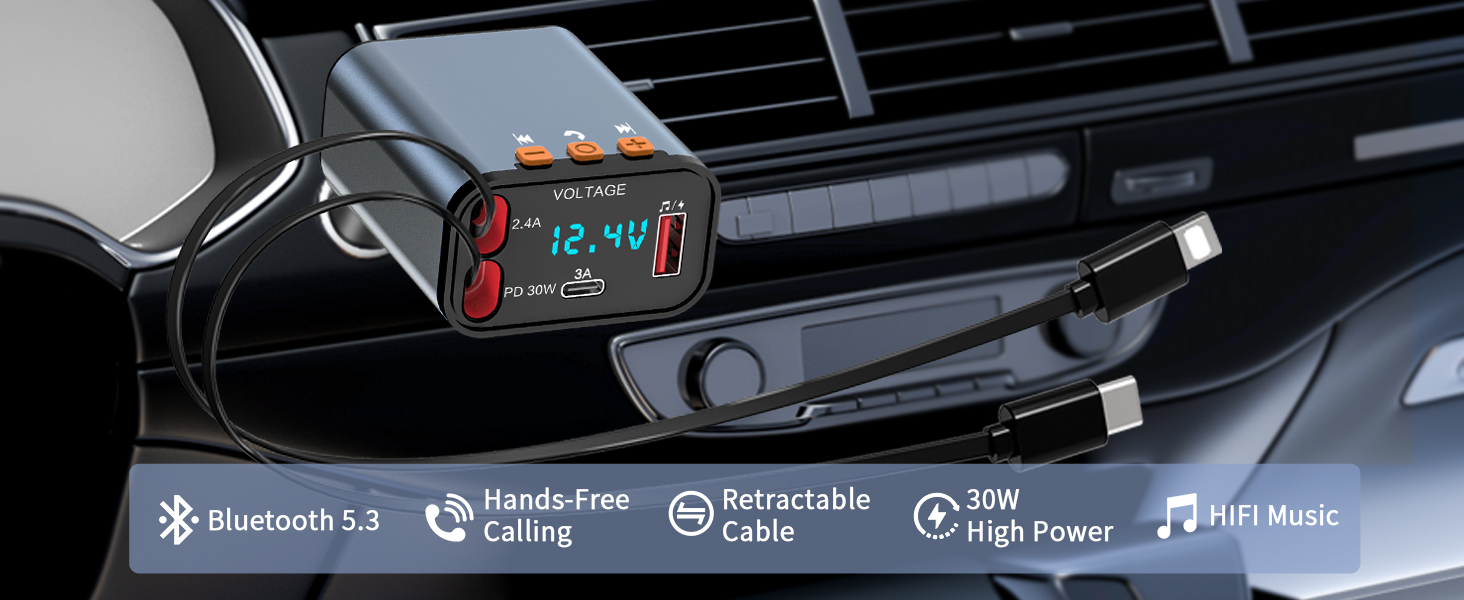 retractable car charger