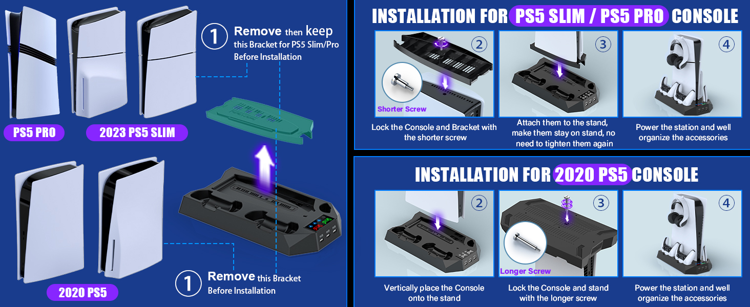 ps5 cooler stand and controller charging station for PS5 slim