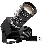SVPRO 48MP USB Camera with 5-50mm Zoom Lens, Ultra High Definition 8000x6000 Pro Industrial Camer...