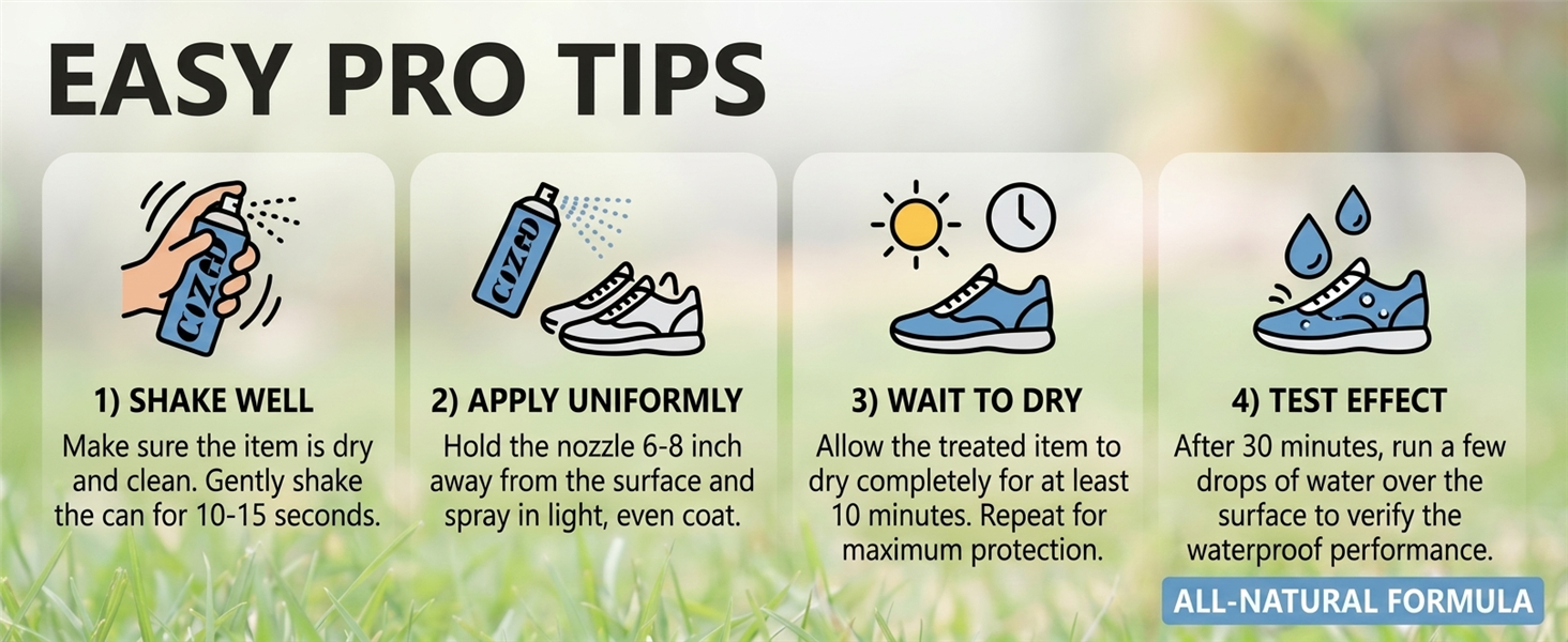 shoe protector waterproof spray