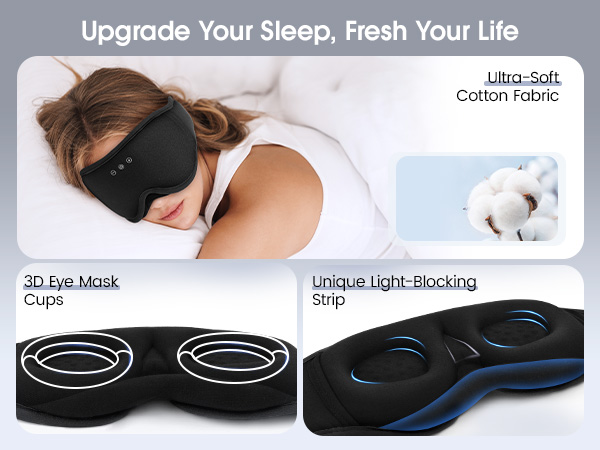 3D Sleep Headband Headphones