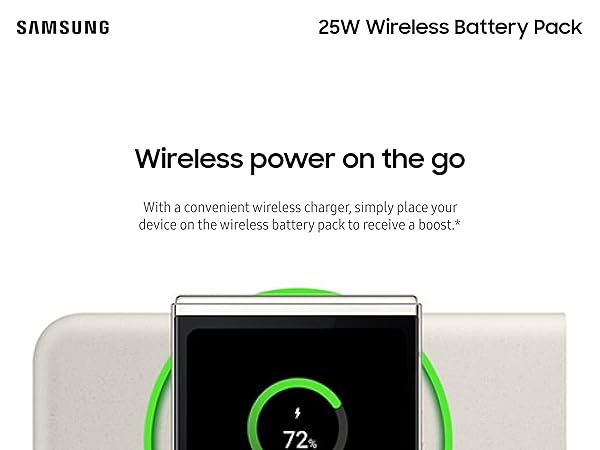 25W Wireless Battery Pack